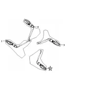 Clignotant LED avant gauche JJ49Q-10 N°2